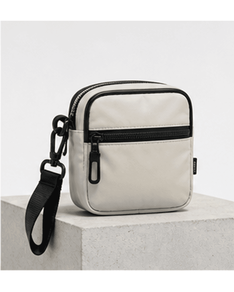 Cream Compact Pouch