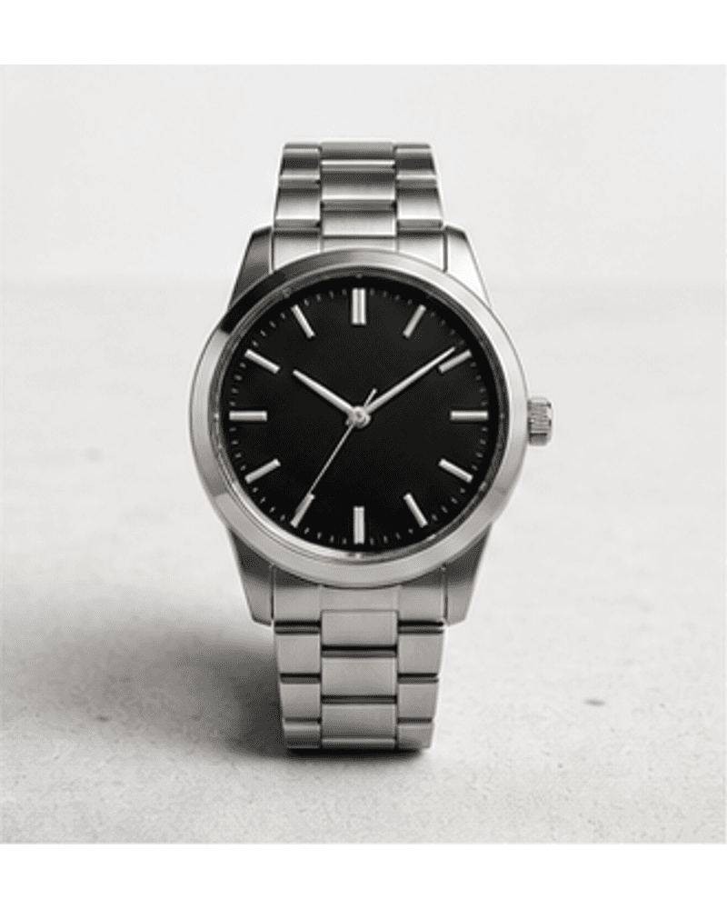 Black Dial Steel